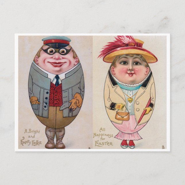 Carte Postale Pâques vintage (Devant)