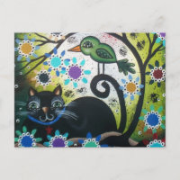 Par Lori Everett_ Jour Des Morts, Chat Noir, Oisea