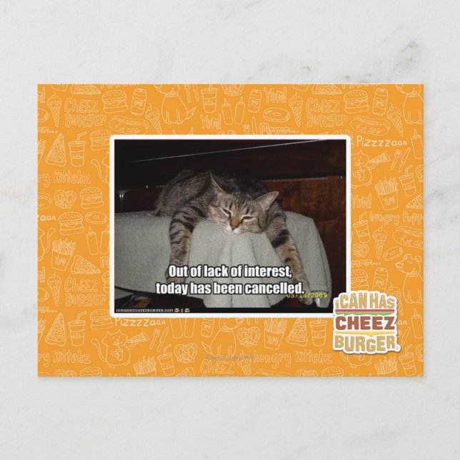 Carte Postale Par manque d'intérêt (Devant)