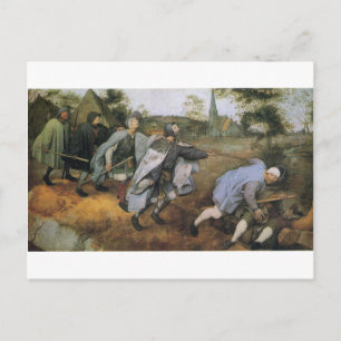 Carte Postale Parabole des aveugles par Pieter Bruegel l'Ancien