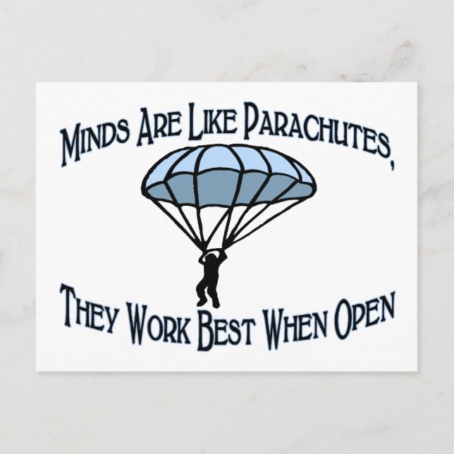 Carte Postale Parachutes de Minds (Devant)