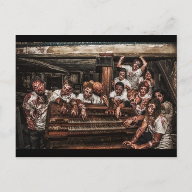 Carte Postale parade à succès zombie (Devant)