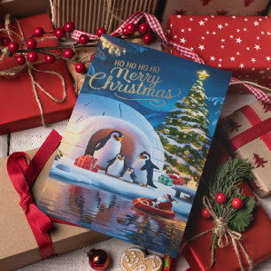 Carte Postale Parade des pingouins à l'Igloo