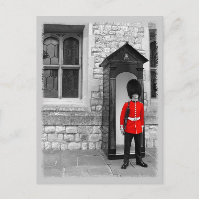 Carte Postale Parade des soldats de Londres (Devant)