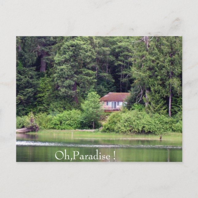 Carte Postale Paradis (Devant)