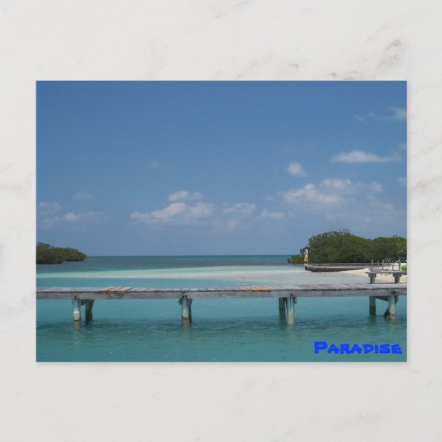 Carte Postale Paradis (Devant)