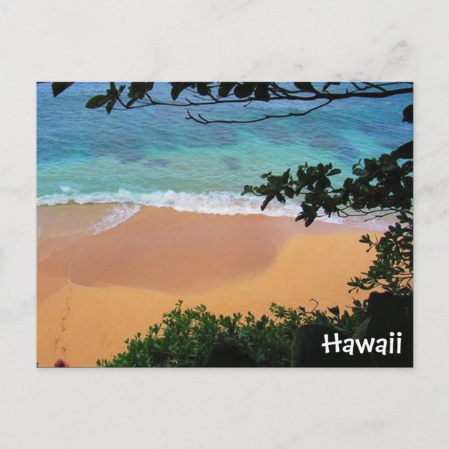 Carte Postale paradis balnéaire hawaii (Devant)