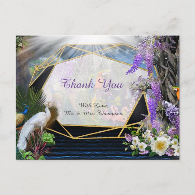 Carte Postale Paradis de la Wisteria tropicale au Palais d'Or (Devant)