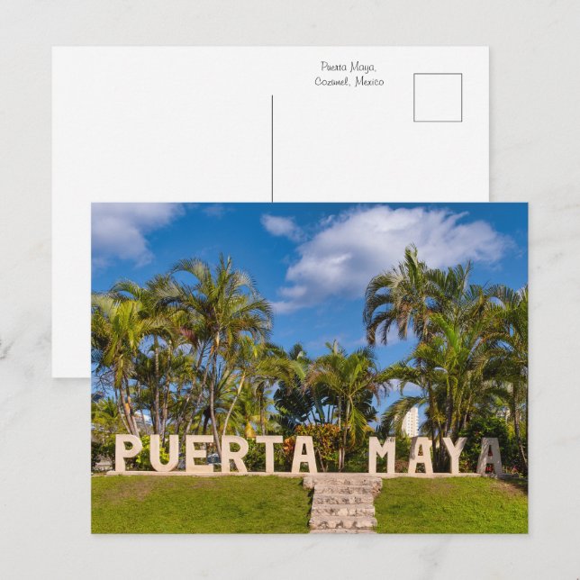 Carte Postale Paradis de Puerta Maya (Devant / Derrière)