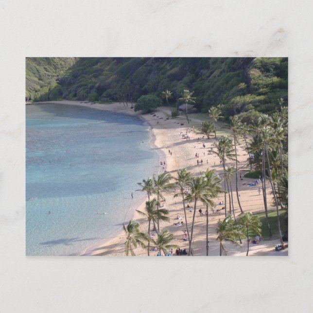 Carte Postale Paradis hawaïen (Devant)