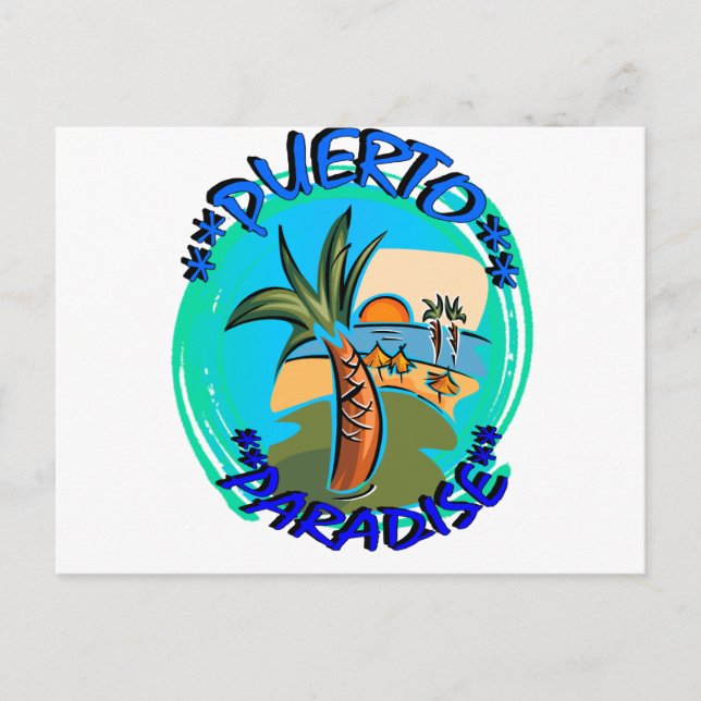 Carte Postale Paradis Portuaire (Devant)