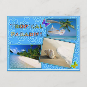 Carte Postale Paradis tropical