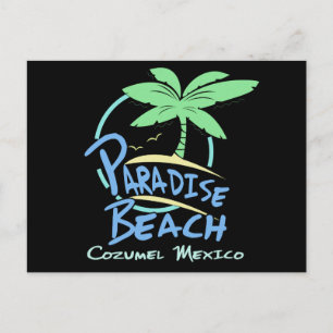 Carte Postale Paradise Beach Cozumel Mexique Croisière Vacances