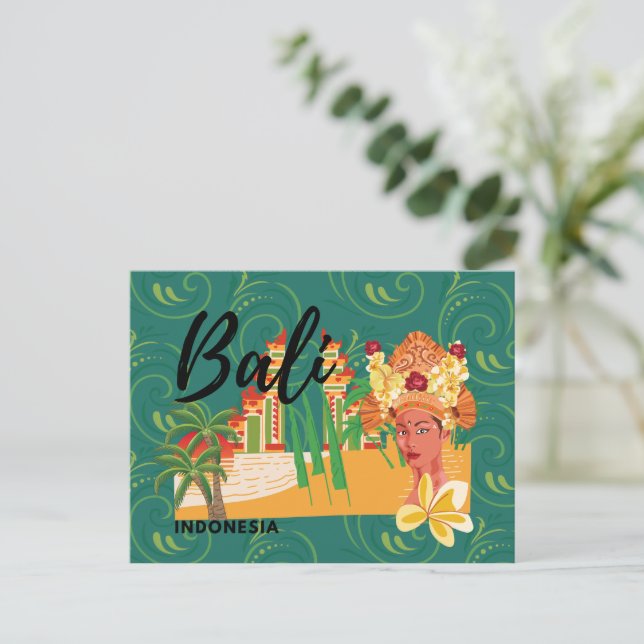 Carte postale Paradise Trouvé Bali (Debout devant)