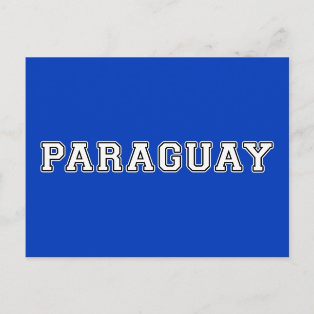 Carte Postale Paraguay (Devant)