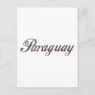 Carte Postale Paraguay vintage