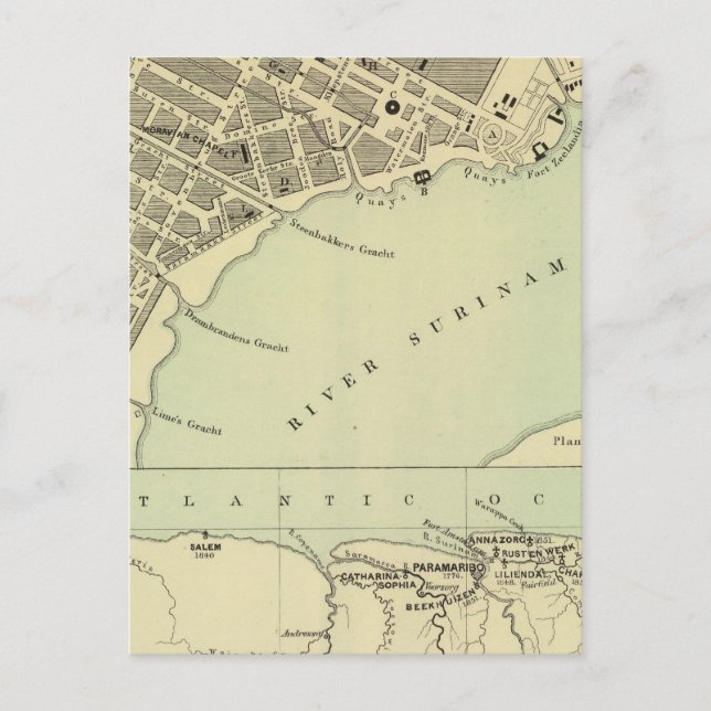 Carte Postale Paramaribo Suriname (Devant)