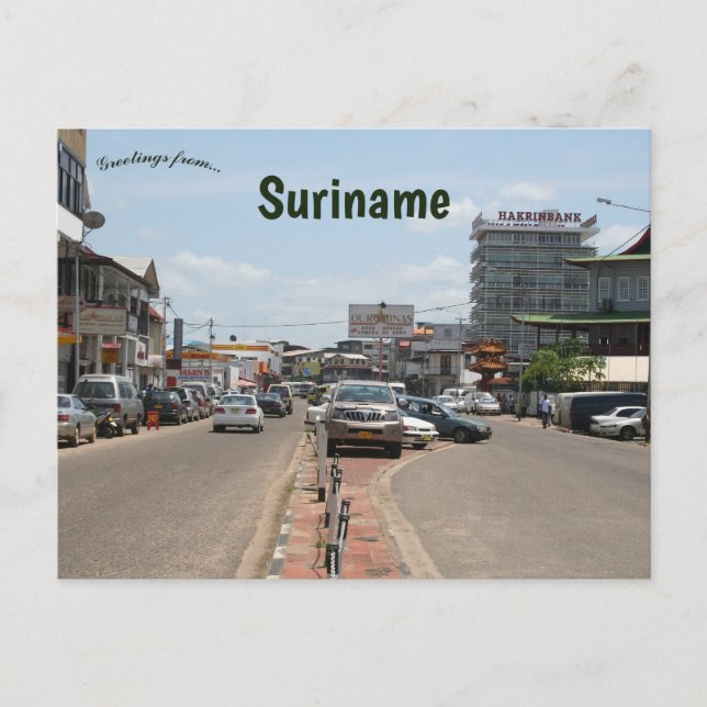 Carte Postale Paramaribo Suriname (Devant)