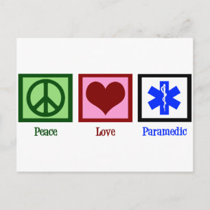 Carte Postale Paramètre Peace Love
