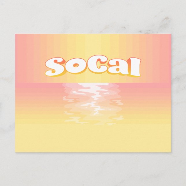 Carte Postale Paramètre SoCal (Devant)