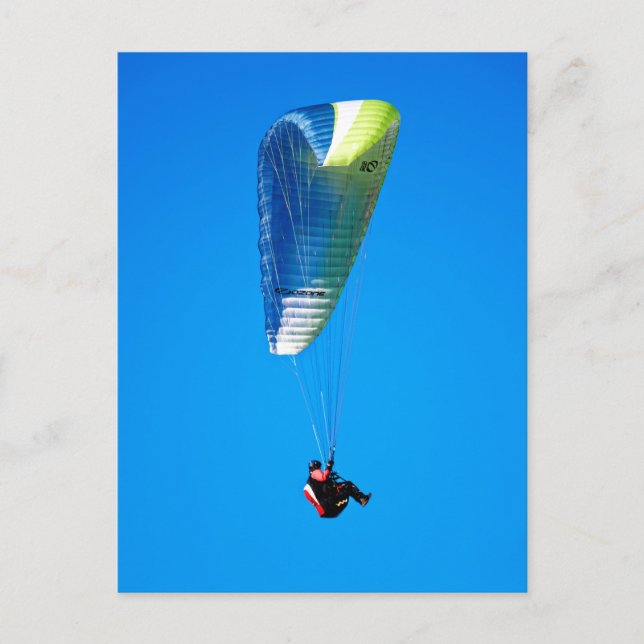 Carte Postale  Parapente  (Devant)
