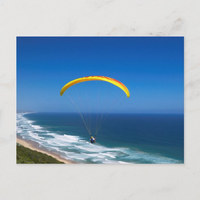 Carte Postale Parapente près de Wilderness, Route des jardins (Devant)
