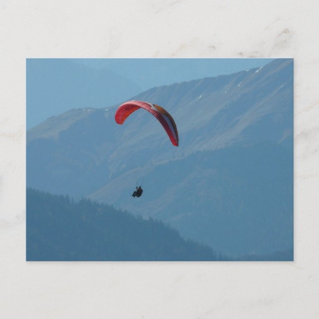 Carte Postale Parapente suisse (Devant)