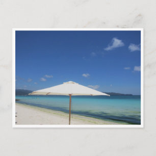 Carte Postale parapluie d'eau de Boracay