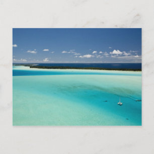 Carte Postale Parasailing au-dessus de la belle lagune de Bora 4