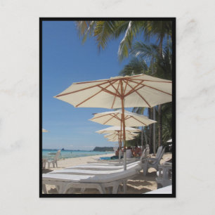Carte Postale parasols de soleil de Boracay