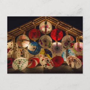 Carte Postale Parasols lumineux