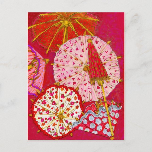 Carte postale Parasols par S Ambrose (Devant)