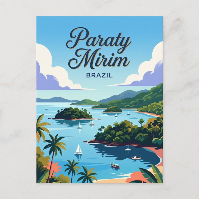 Carte Postale Paraty Mirim Brésil (Devant)