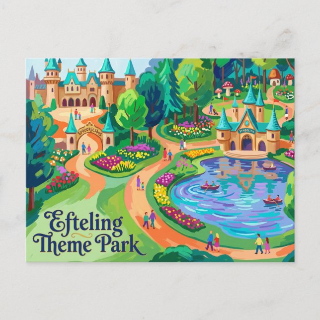 Carte Postale Parc à thème Efteling Pays-Bas (Devant)