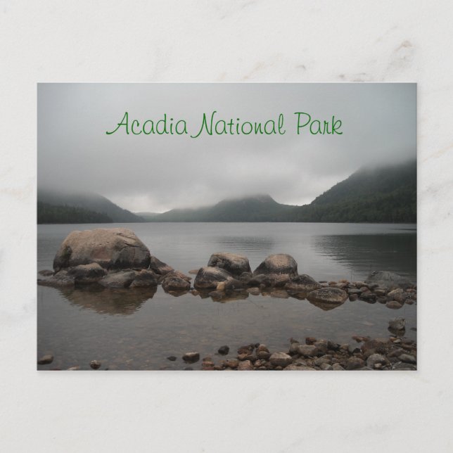 Carte postale Parc Acadia-Jordan Pond (Devant)