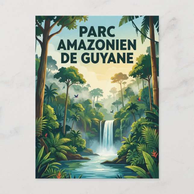 Carte Postale Parc amazonien de Guyane française France (Devant)