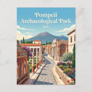 Carte Postale Parc archéologique de Pompéi Italie