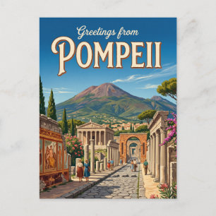 Carte Postale Parc archéologique de Pompéi Italie