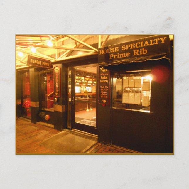 Carte Postale Parc Boston Beanery de Durgin (Devant)