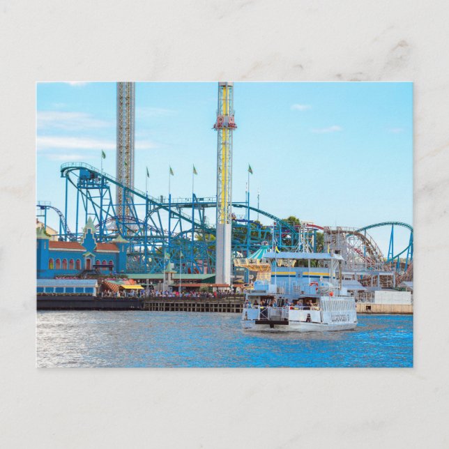 Carte Postale Parc d'attractions Grona Lund, Stockholm, Suède (Devant)