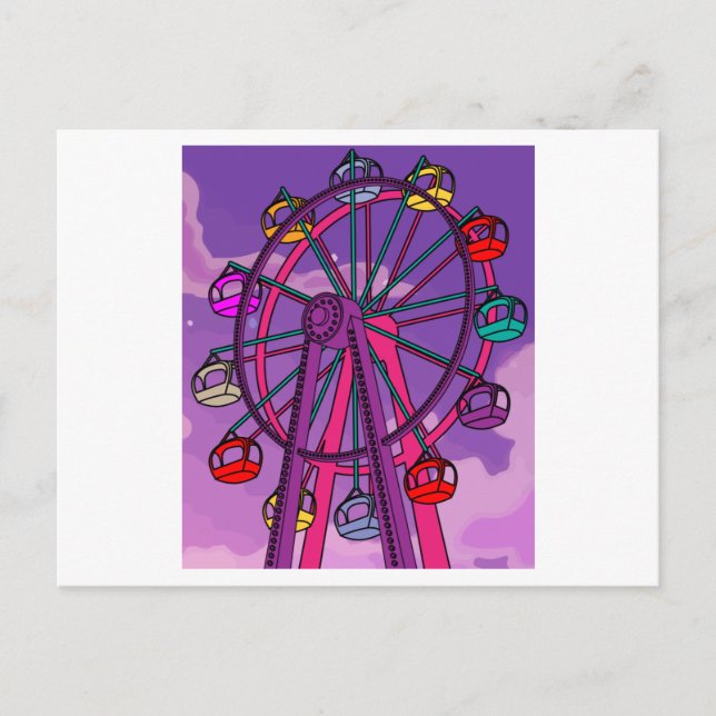 Carte Postale Parc d'attractions Parc d'attractions (Devant)