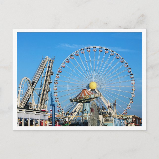 Carte Postale Parc d'attractions Wildwood NJ, Vintage (Devant)