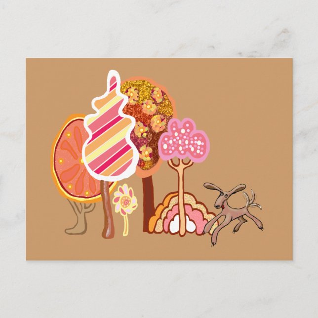 Carte Postale Parc d'automne (Devant)