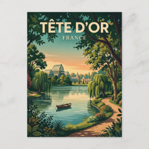 Carte Postale Parc de la Tête d'Or France
