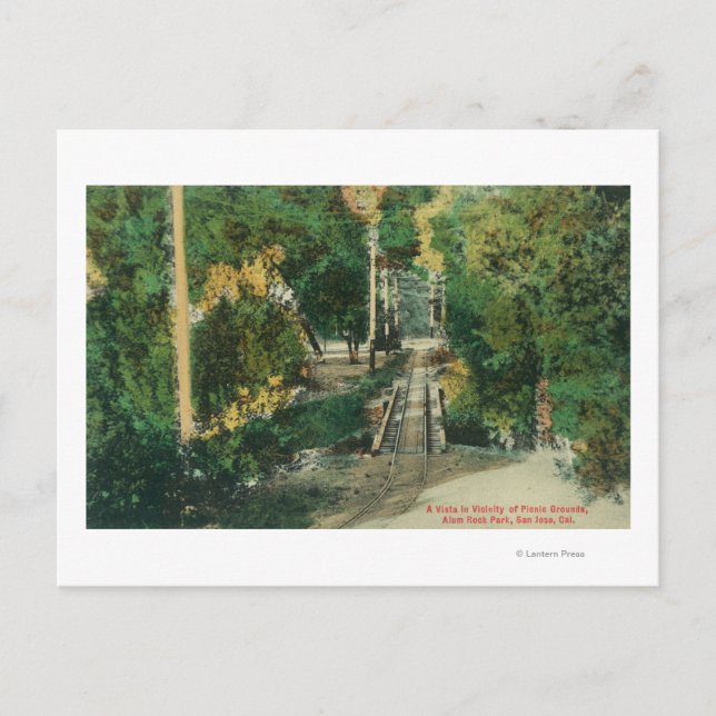 Carte Postale Parc de pique-nique Alum Rock Vista View (Devant)