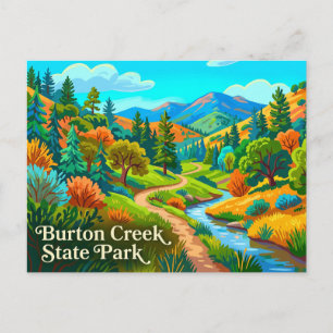 Carte Postale Parc d'État de Burton Creek Californie