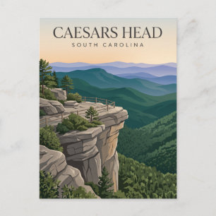 Carte Postale Parc d'État de Caesars Head en Caroline du Sud
