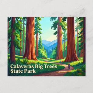 Carte Postale Parc d'État de Calaveras Big Trees Californie
