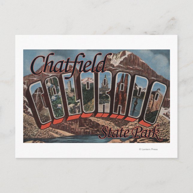 Carte Postale Parc d'état de Chatfield, Colorado (Devant)