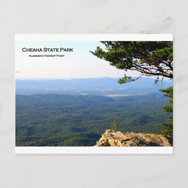 CARTE POSTALE PARC D'ÉTAT DE CHEAHA - LE POINT LE PLUS ÉLEVÉ DE (Devant)